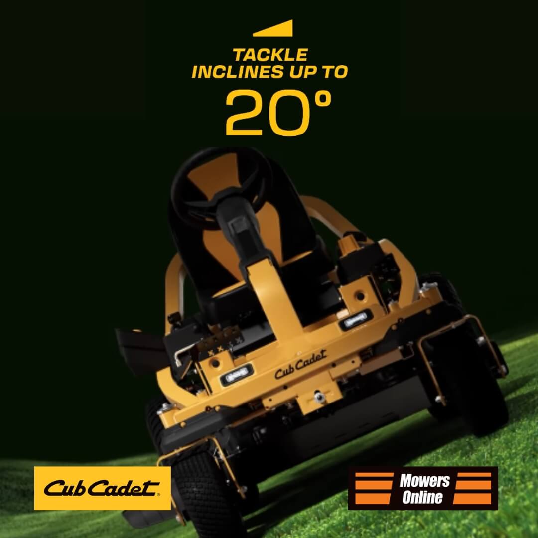 Ride On Mowers For 20 Degree Slopes and Undulating Terrain