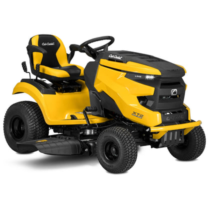 The LX 42 inch wide deck of the XT2 ride on mower by Cub Cadet.