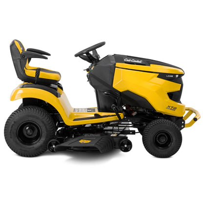 Side view of the Cub Cadet LX 46 XT2 ride on mower