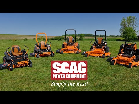 SCAG ride on mowers range video