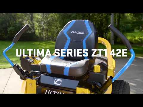 ZT1 42E electric ride on mower review video