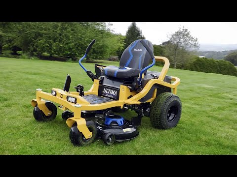 Review and demonstration video of the Cub Cadet Ultima battery powered ride on mower